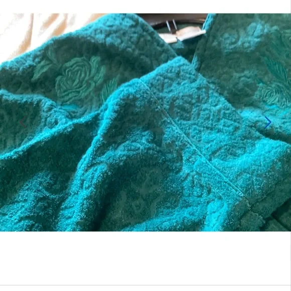 Miss Elaine Teal Robe - Picture 9 of 10